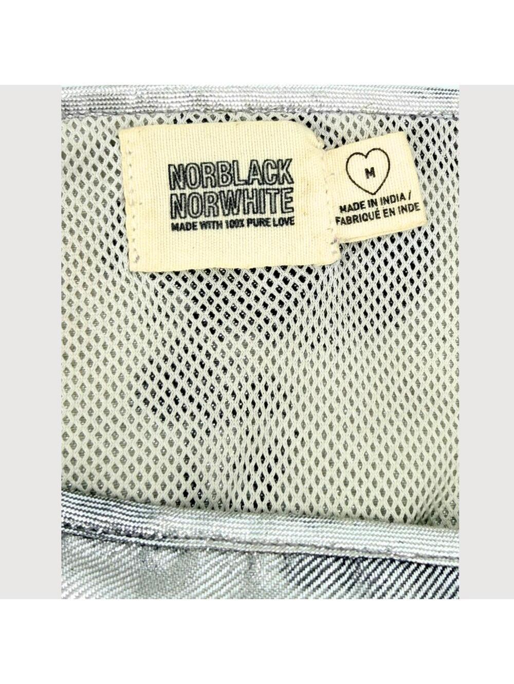 Norblack Norwhite Metallic Slip Dress Silver M - Picture 4 of 9